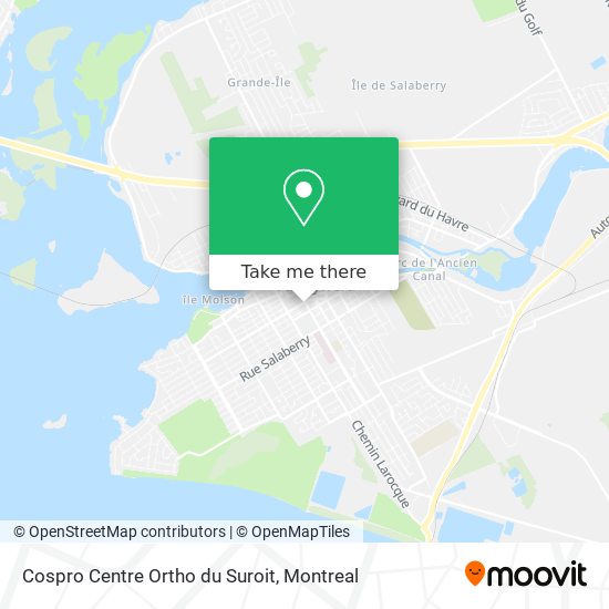 Cospro Centre Ortho du Suroit map