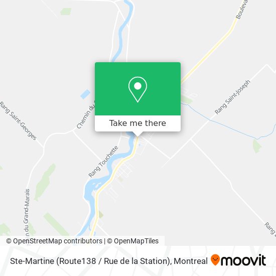 Ste-Martine (Route138 / Rue de la Station) map