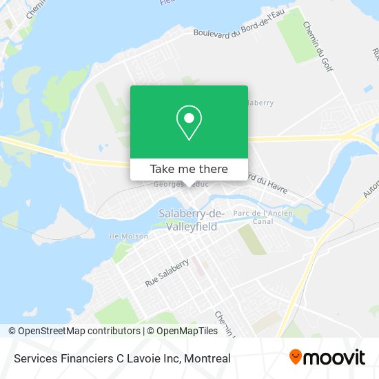 Services Financiers C Lavoie Inc map