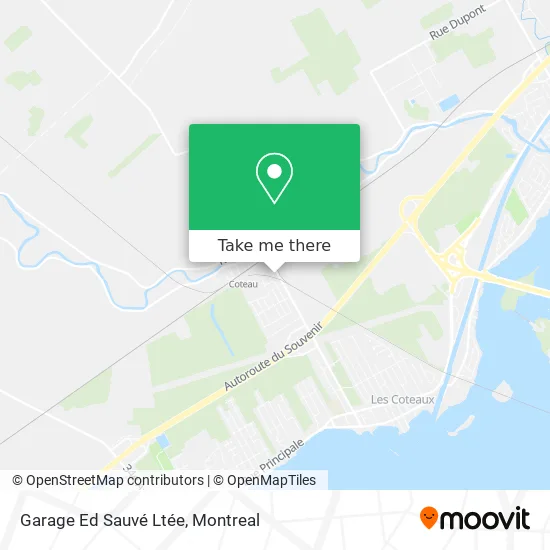 Garage Ed Sauvé Ltée map