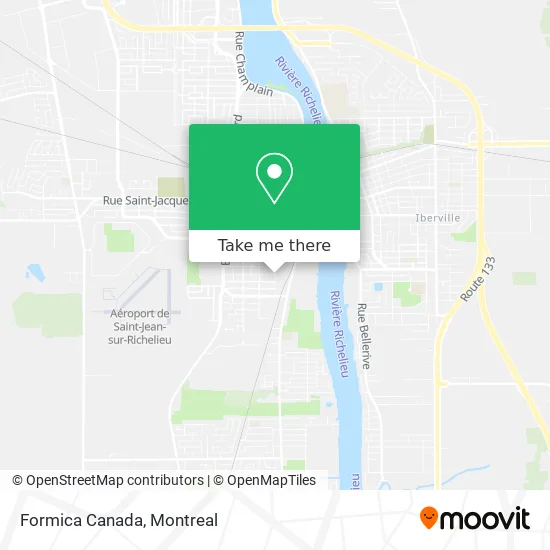 Formica Canada map