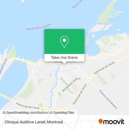 Clinique Auditive Laniel map