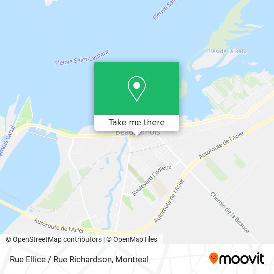 Rue Ellice / Rue Richardson map