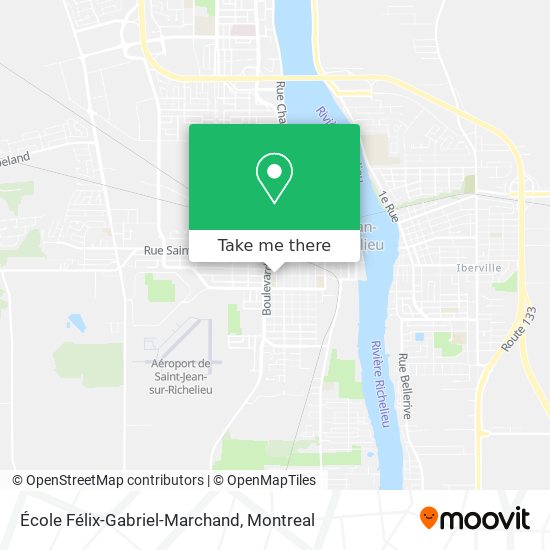 École Félix-Gabriel-Marchand map