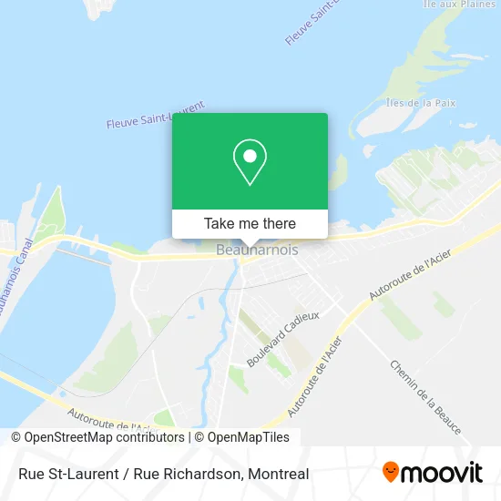 Rue St-Laurent / Rue Richardson map