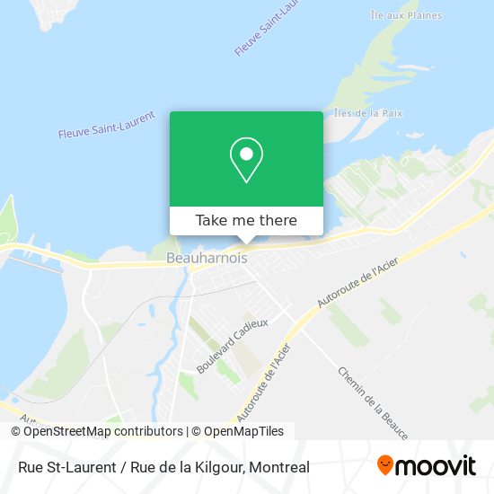 Rue St-Laurent / Rue de la Kilgour map