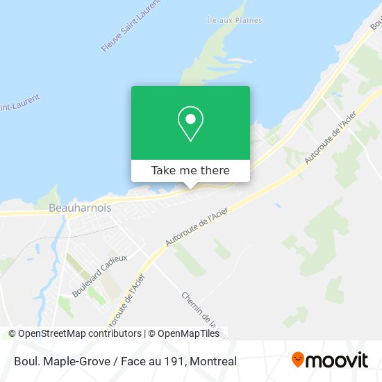 Boul. Maple-Grove / Face au 191 map