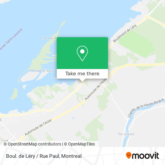 Boul. de Léry / Rue Paul map