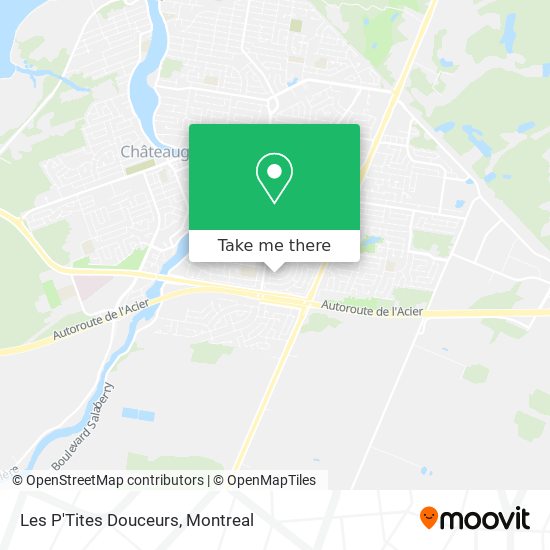 Les P'Tites Douceurs map