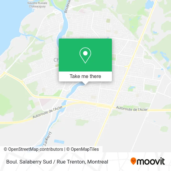 Boul. Salaberry Sud / Rue Trenton map