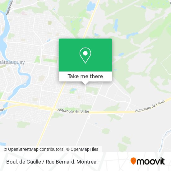 Boul. de Gaulle / Rue Bernard map