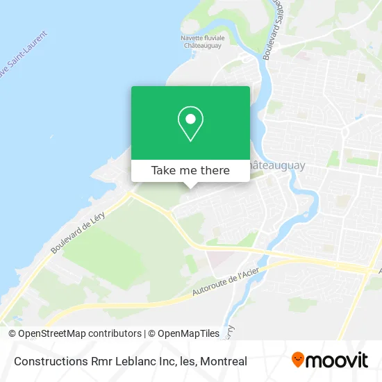 Constructions Rmr Leblanc Inc, les map