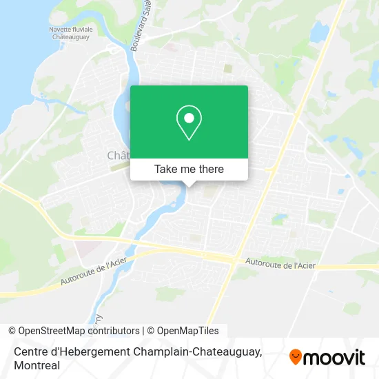 Centre d'Hebergement Champlain-Chateauguay map