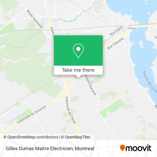 Gilles Dumas Maître Electricien map