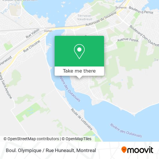 Boul. Olympique / Rue Huneault map