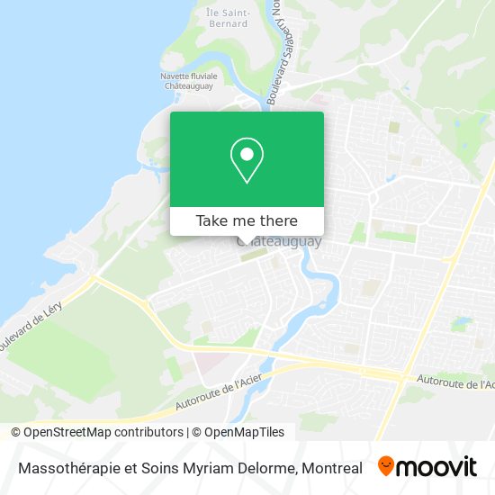 Massothérapie et Soins Myriam Delorme map