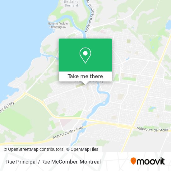 Rue Principal / Rue McComber map