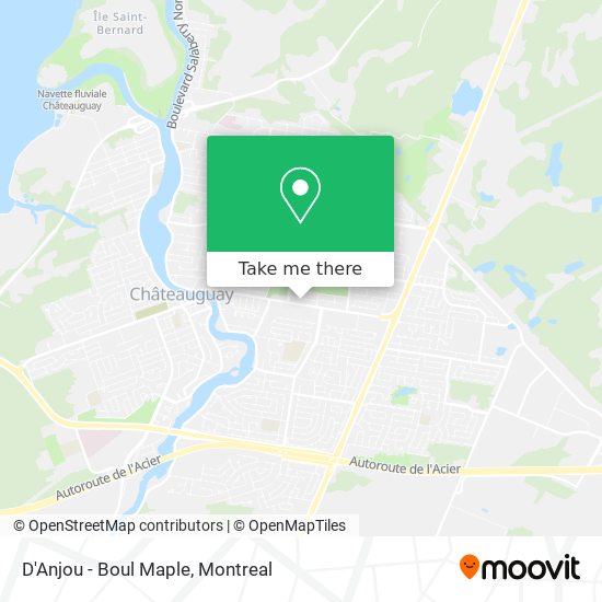 D'Anjou - Boul Maple map