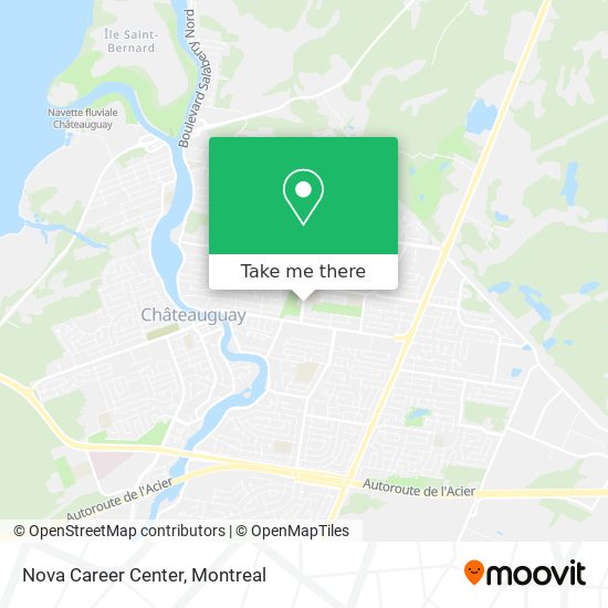 Nova Career Center map