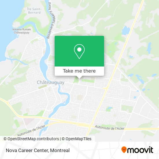 Nova Career Center map