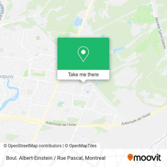 Boul. Albert-Einstein / Rue Pascal map