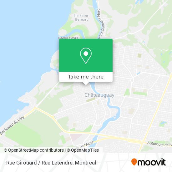 Rue Girouard / Rue Letendre map