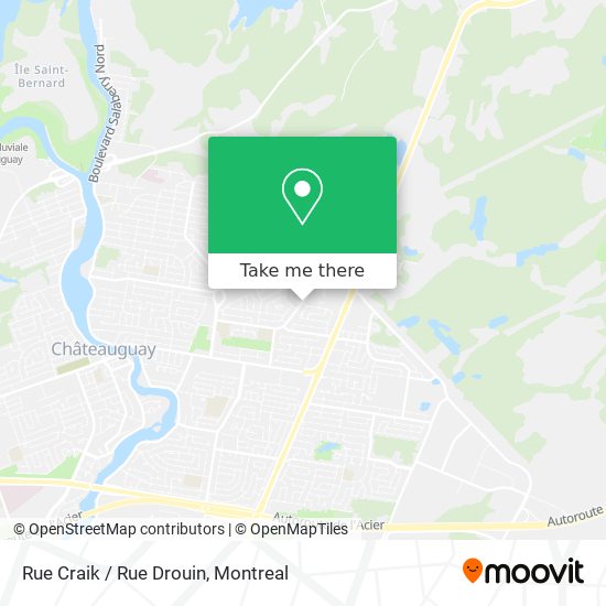 Rue Craik / Rue Drouin map