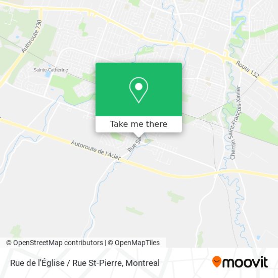 Rue de l'Église / Rue St-Pierre map