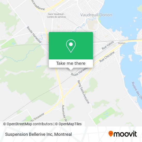 Suspension Bellerive Inc map