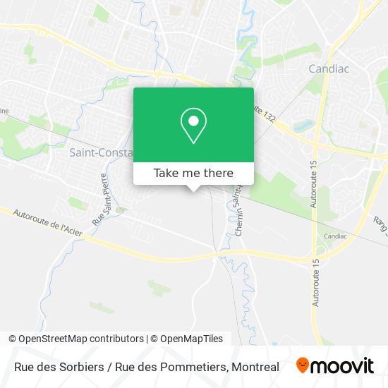 Rue des Sorbiers / Rue des Pommetiers map