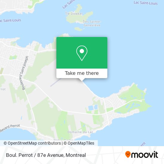 Boul. Perrot / 87e Avenue map