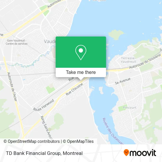 TD Bank Financial Group map