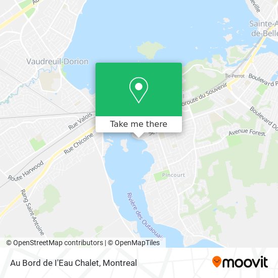 Au Bord de I'Eau Chalet map