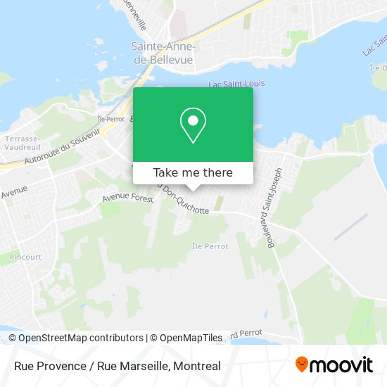 Rue Provence / Rue Marseille map