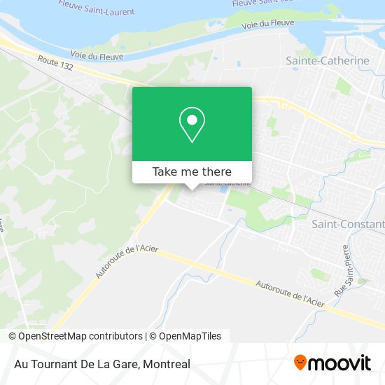 Au Tournant De La Gare map