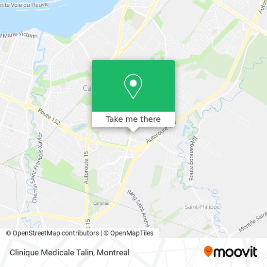 Clinique Medicale Talin map