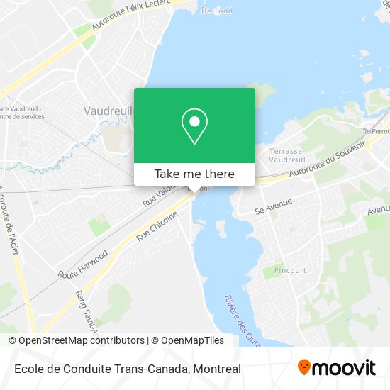 Ecole de Conduite Trans-Canada map