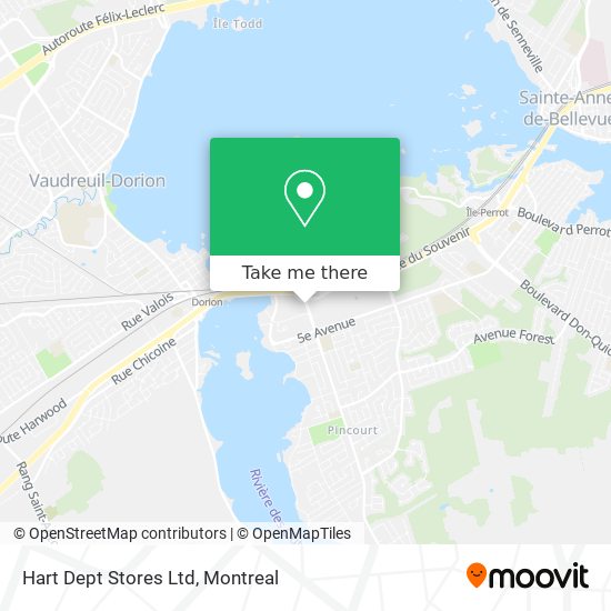 Hart Dept Stores Ltd map