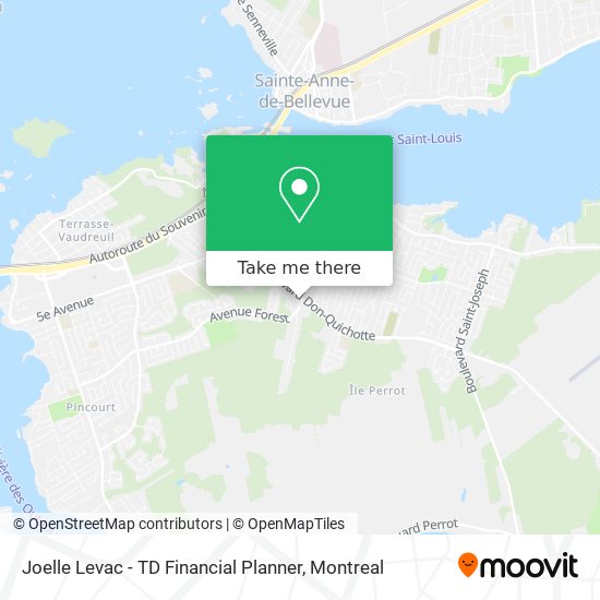 Joelle Levac - TD Financial Planner map