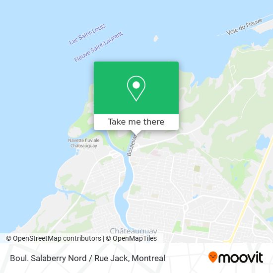 Boul. Salaberry Nord / Rue Jack map