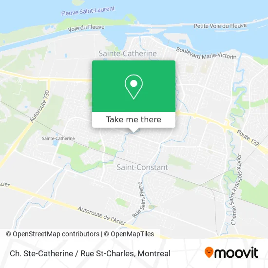 Ch. Ste-Catherine / Rue St-Charles map
