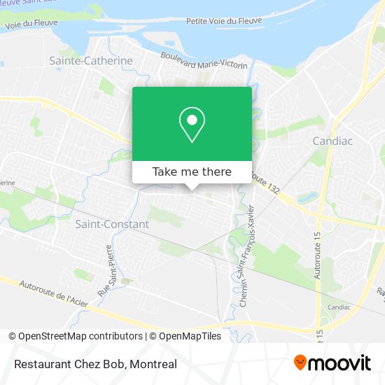 Restaurant Chez Bob map