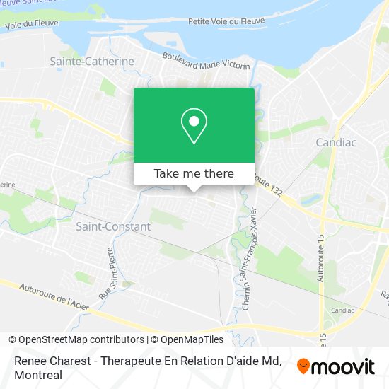 Renee Charest - Therapeute En Relation D'aide Md map