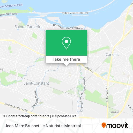 Jean-Marc Brunnet Le Naturiste map