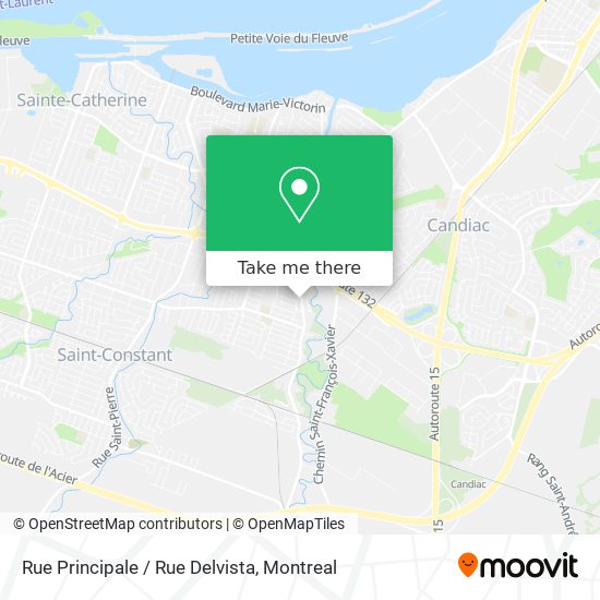 Rue Principale / Rue Delvista map