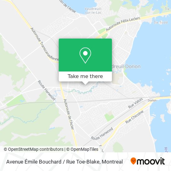 Avenue Émile Bouchard / Rue Toe-Blake map