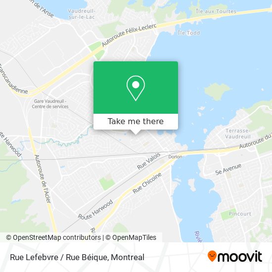 Rue Lefebvre / Rue Béique map