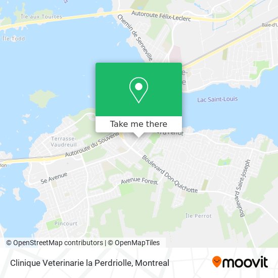 Clinique Veterinarie la Perdriolle map