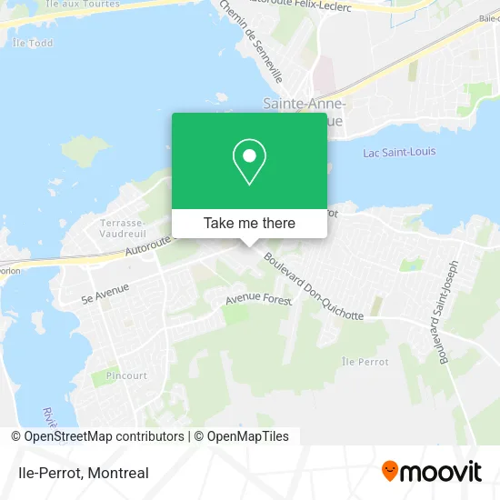 Ile-Perrot map