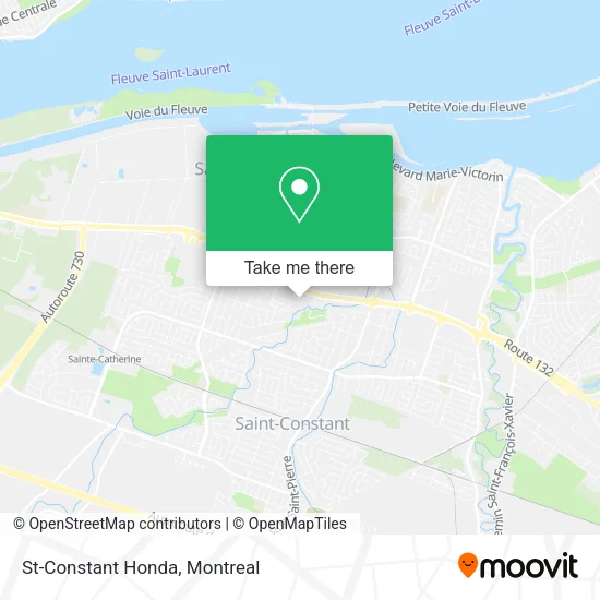 St-Constant Honda map